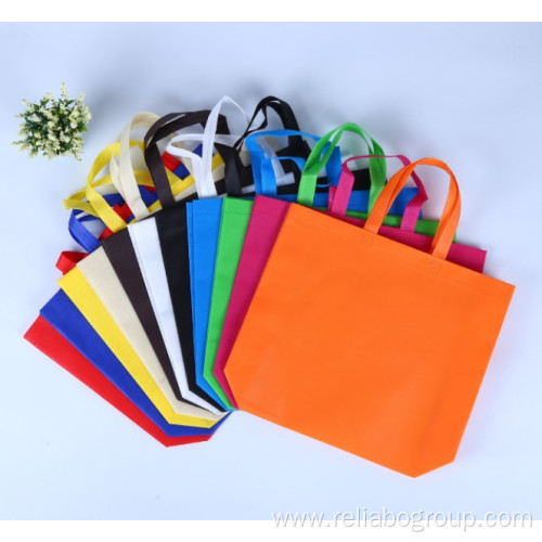 Cheap tote printed recyclable non-woven shopping bags